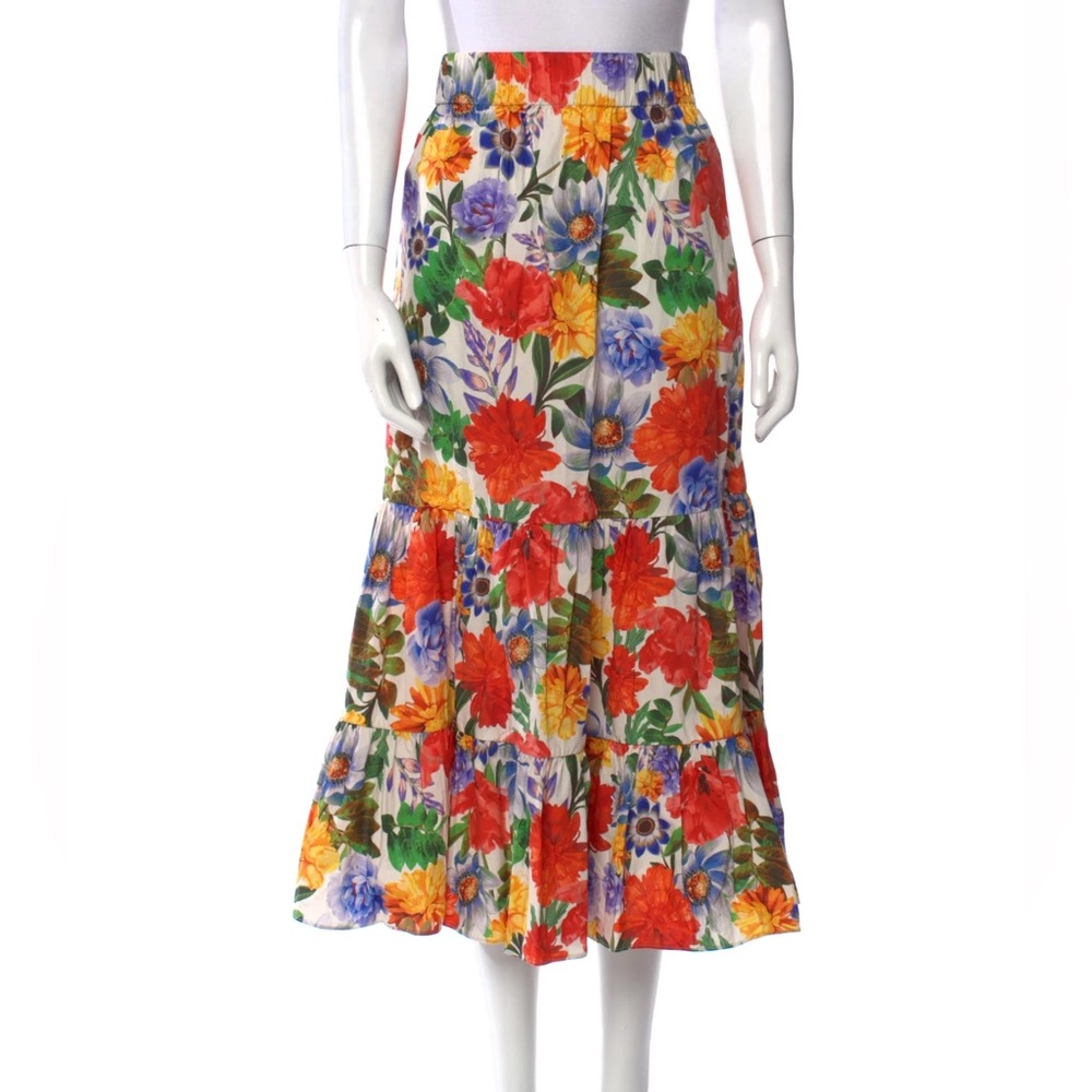 Cara Cara Colorful Floral Maxi Skirt